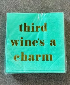 Wanderlust By Abby Third Wine's A Charm Napkins