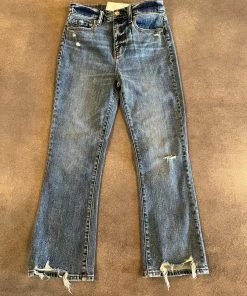 Wanderlust By Abby DAZE- Shy Girl High Rise Crop Flare