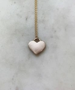 Mimosa Handcrafted Mimosa Live Out Love Heart Necklace NEW