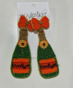 Wanderlust By Abby NEW Champagne Earrings