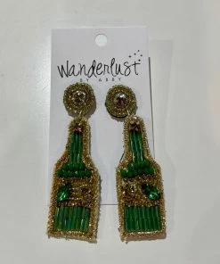 Wanderlust By Abby Green Champagne Earrings
