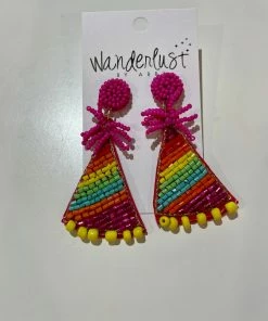 Wanderlust By Abby NEW Party Hat Earrings