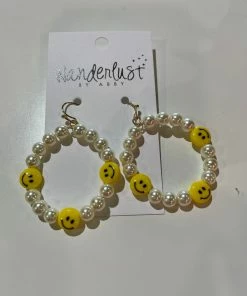 Wanderlust By Abby Smiley + Pearl Earrings NEW