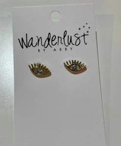 Wanderlust By Abby Eye Stud Earrings