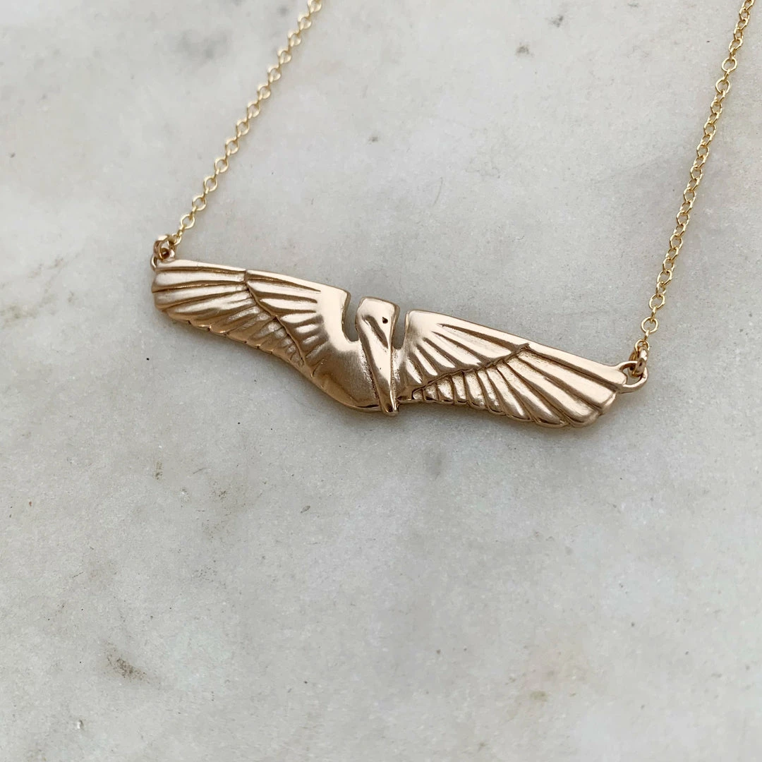 Mimosa Handcrafted NEW Mimosa Large Pelican Necklace 4 Mimosa Handcrafted NEW Mimosa Large Pelican Necklace