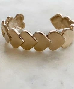 Mimosa Handcrafted Mimosa Heart To Heart Cuff 9 Mimosa Handcrafted Mimosa Heart To Heart Cuff