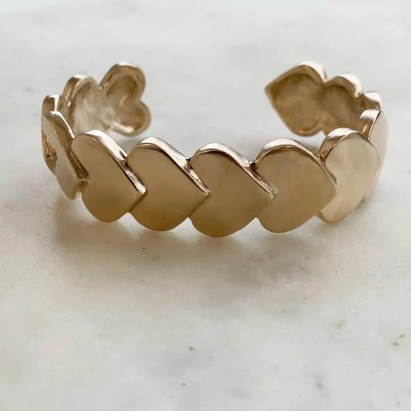 Mimosa Handcrafted Mimosa Heart To Heart Cuff 5 Mimosa Handcrafted Mimosa Heart To Heart Cuff