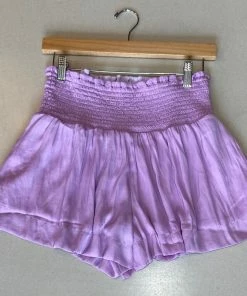 Wanderlust By Abby Flowy Smocked Waist Shorts