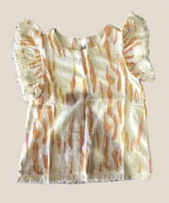 Wanderlust By Abby Flutter Sleeve Shirt