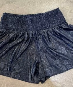 Wanderlust By Abby Snake Skin Knit Shorts