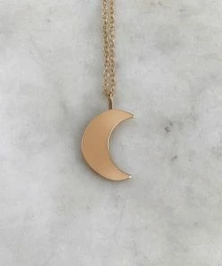 Mimosa Handcrafted Mimosa Crescent Moon Necklace