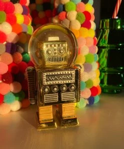 Wanderlust By Abby DRY GOODS Robot Snow Globe