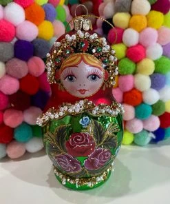 Wanderlust By Abby Russian Nesting Doll Ornament DRY GOODS