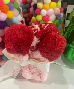 Wanderlust By Abby ALMA HOME SOCKS, RED