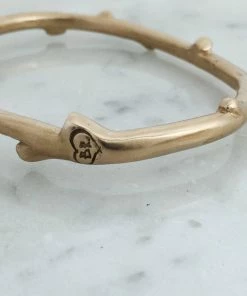 Mimosa Handcrafted Mimosa Red Stick Love Cuff Bangle JEWELRY