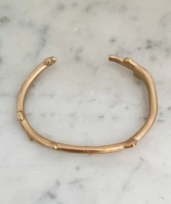 Mimosa Handcrafted Mimosa Red Stick Love Cuff Bangle JEWELRY