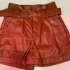 Wanderlust By Abby Brown Leather Shorts