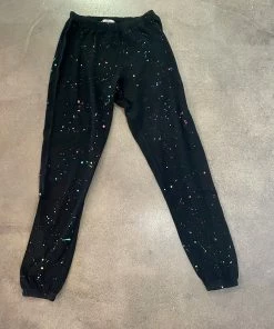 Wanderlust By Abby Wildfox Rainbow Splatter Joggers