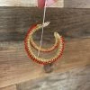 Wanderlust By Abby Red And Gold Hoops