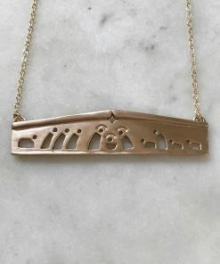 Mimosa Handcrafted Mimosa Nativity Bar Necklace