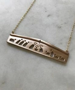 Mimosa Handcrafted Mimosa Nativity Bar Necklace