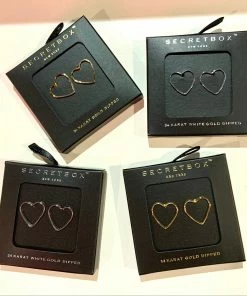 Wanderlust By Abby Heart Outline Earrings