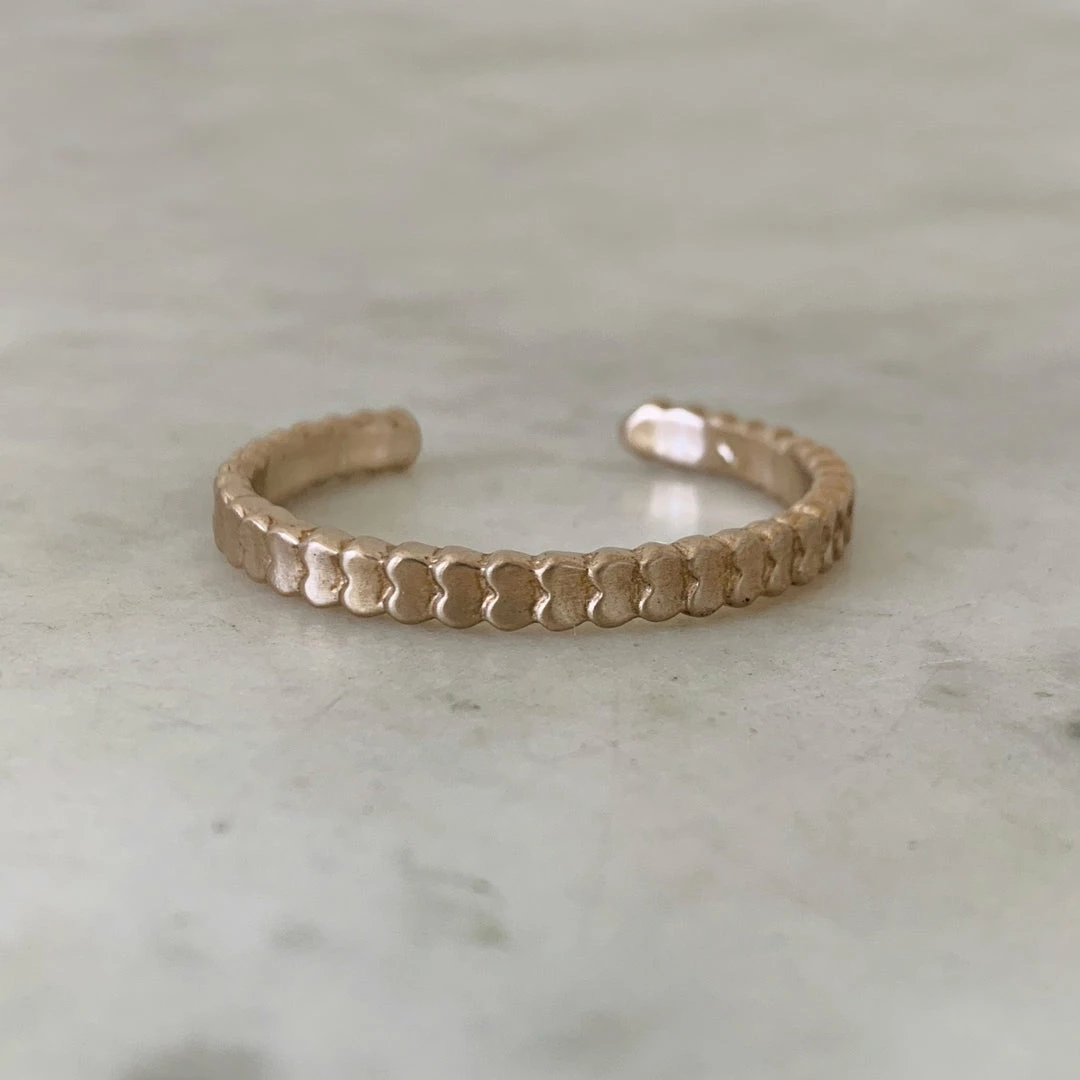 NEW Mimosa Handcrafted Mini Petite Heart To Heart Cuff 3 NEW Mimosa Handcrafted Mini Petite Heart To Heart Cuff