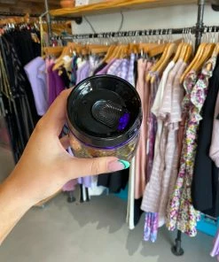 Wanderlust By Abby Purple And Gold Insulated Wine Cup NEW