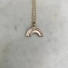 Mimosa Handcrafted Mimosa Rainbow Pendant Necklace