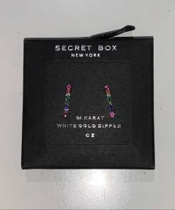 Wanderlust By Abby Rainbow Bar Earrings