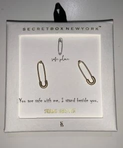 Wanderlust By Abby NEW Safety Pin Earrings