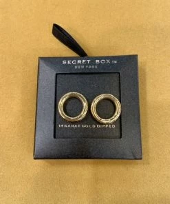 Wanderlust By Abby Chunky Hoop Studs