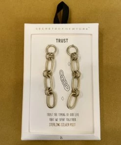 Wanderlust By Abby Chain Link Dangle Earrings