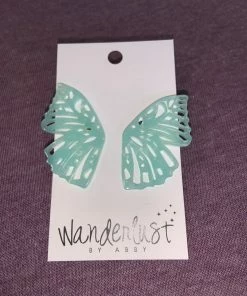 Wanderlust By Abby Acrylic Butterfly Earrings