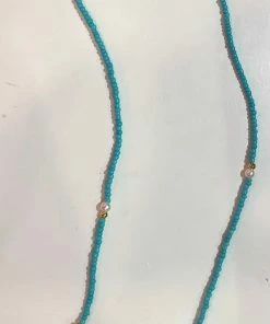 Wanderlust By Abby NEW Turquoise Beaded Mask Chain
