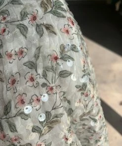 Wanderlust By Abby Sequin Floral Print Midi Skirt NEW