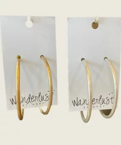 Wanderlust By Abby Large Hoops NEW