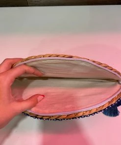 Wanderlust By Abby Handmade Woven Clutch