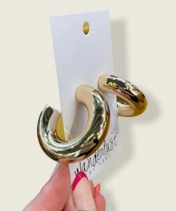 Wanderlust By Abby Super Chunky Hoops