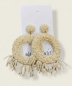 Wanderlust By Abby NEW Beaded Tassel Earrings