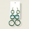 Wanderlust By Abby Beaded Circle Dangles