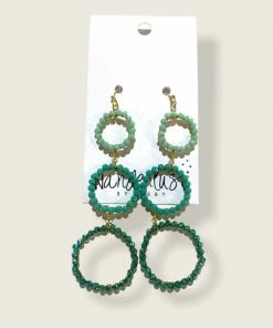 Wanderlust By Abby Beaded Circle Dangles
