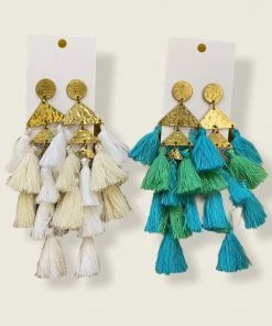 Wanderlust By Abby Multi-Tassel Dangles