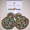 Wanderlust By Abby Multi-Color Beaded Earrings NEW