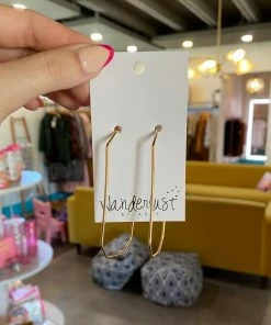 Wanderlust By Abby Girlfriend Geometric Hoop NEW