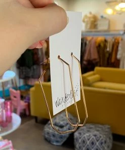 Wanderlust By Abby Girlfriend Geometric Hoop NEW