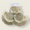 Wanderlust By Abby Beige Fashion Earrings