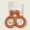 Wanderlust By Abby Just Peachy Earrings