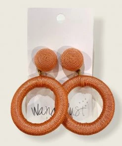 Wanderlust By Abby Just Peachy Earrings