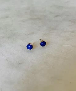 Mimosa Handcrafted Mimosa Lapis Studs NEW